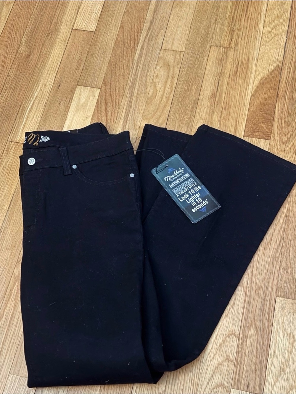 Miraclebody jeans by Miraclesuit   Black jeans  size 14